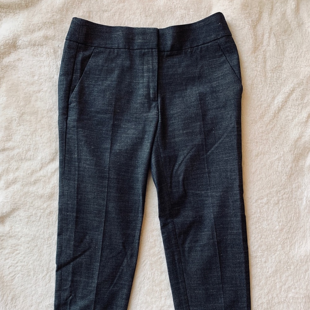 Ann Taylor Loft grey cropped dress pants